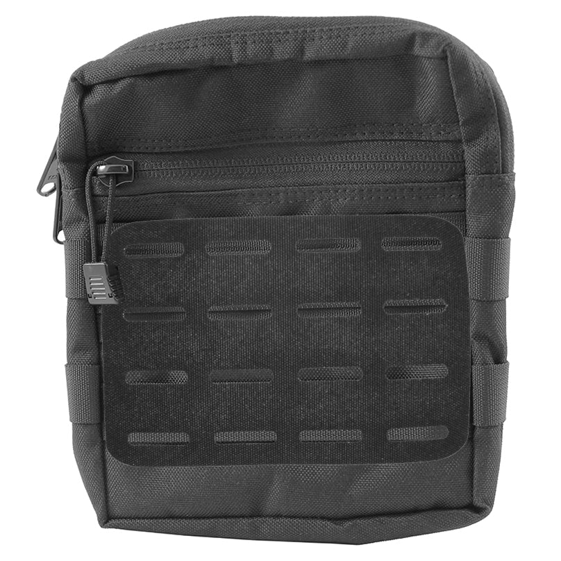 POCKET MULTI PACK WITH INNER MESH & OUTER ZIPPER POCKET & MOLLE FRONT Nylon Pouch Hi-Tec Intervention