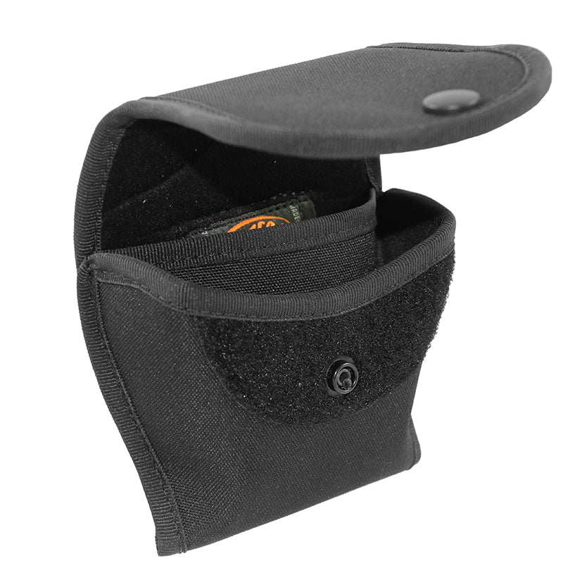 HANDCUFF CASE DOUBLE WITH FLAP Handcuff Case Black Scorpion