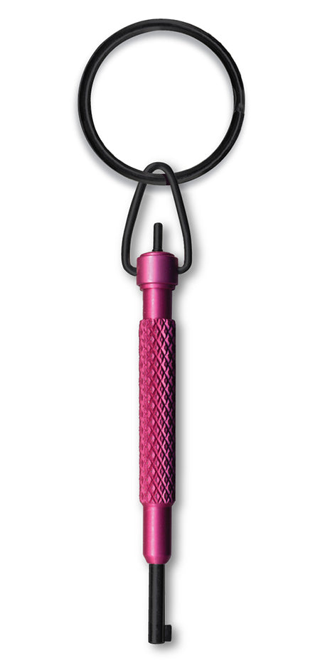 ALUMINUM SWIVEL CUFF KEY PINK Zak Tool