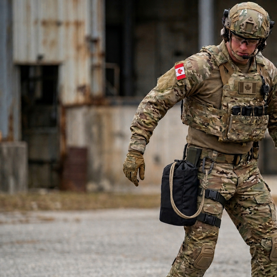 Cinch-Top Rope Deployment Drop Leg Bag Rope Bag Hi-Tec Intervention