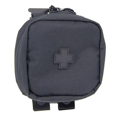 MOLLE LOC-STICK COMPACT IFAK MEDICAL POUCH W/ BLK CROSS 4" X 4" Medical Pouch Hi-Tec Intervention