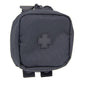 MOLLE LOC-STICK MEDICAL POUCH W/ blk CROSS 4" X 4"