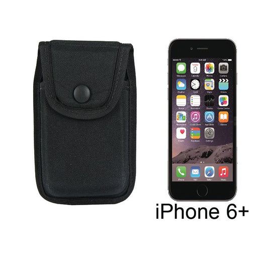 ÉTUI MOULÉ POUR iPHONE 8+, 11 ET 14+ AVEC BOUCLE DE CEINTURE OUVERTE. (Compatible avec coque en caoutchouc)