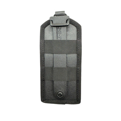 MOLLE LOC-STICK PADDED UNIVERSAL RADIO POUCH DUAL CUT