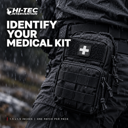 Medical Cross PVC Patch – 1.5" × 1.5" | HT025-5 ACCESSORIES Hi-Tec Intervention