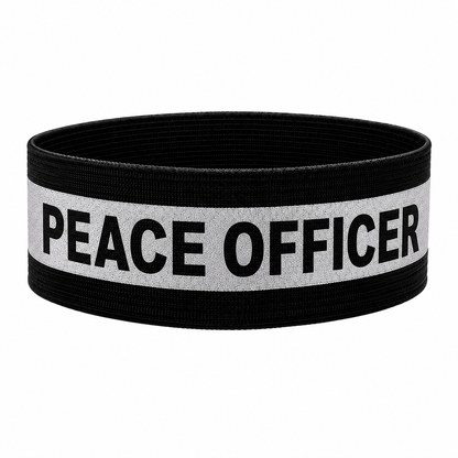 "PEACE OFFICER" REFLECTIVE NOTEBOOK BAND Notebook Band Hi-Tec Intervention