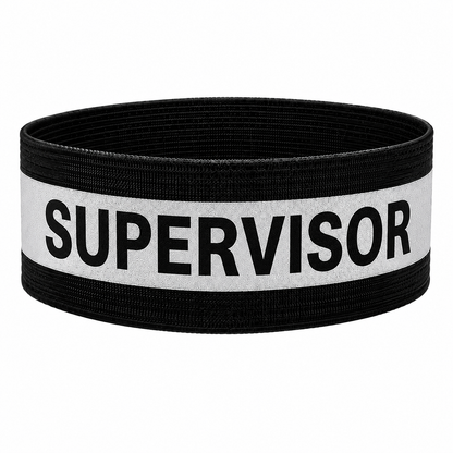 "SUPERVISOR" REFLECTIVE NOTEBOOK BAND Notebook Band Hi-Tec Intervention