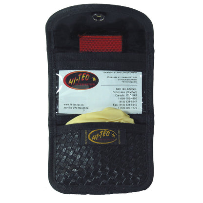 DOUBLE LATEX GLOVES POUCH "BASKETWEAVE" Latex Glove Holder Hi-Tec Intervention