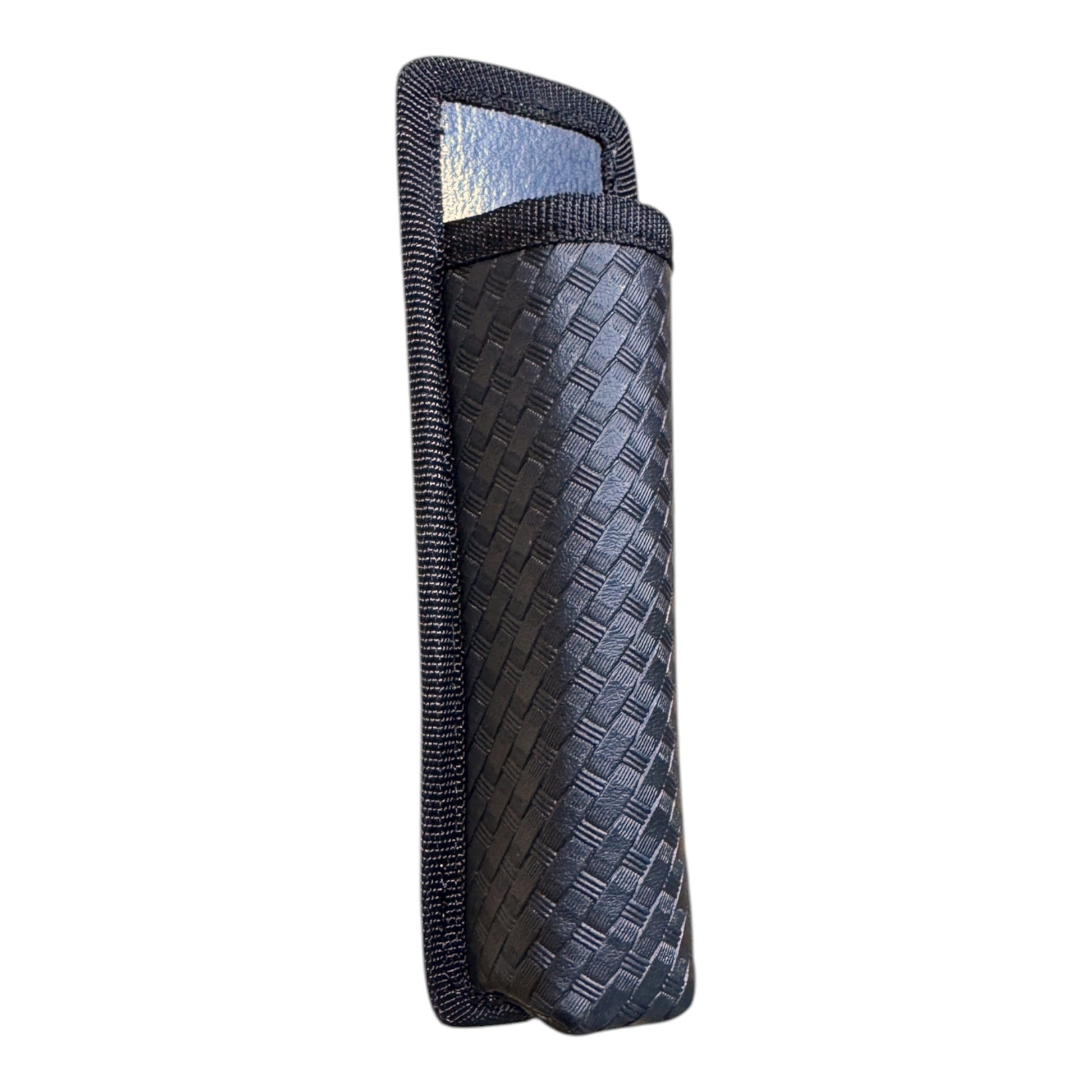 RETRACTABLE BATON POUCH ASP 7 1/2 (21) NO FLAP "BASKETWEAVE" Baton Carrier Hi-Tec Intervention
