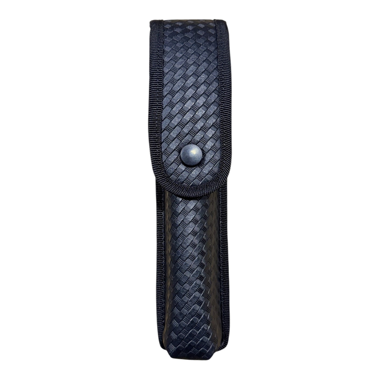 RETRACTABLE BATON POUCH , ASP 9 1/2 (26) WITH FLAP "BASKETWEAVE" Baton Carrier Hi-Tec Intervention