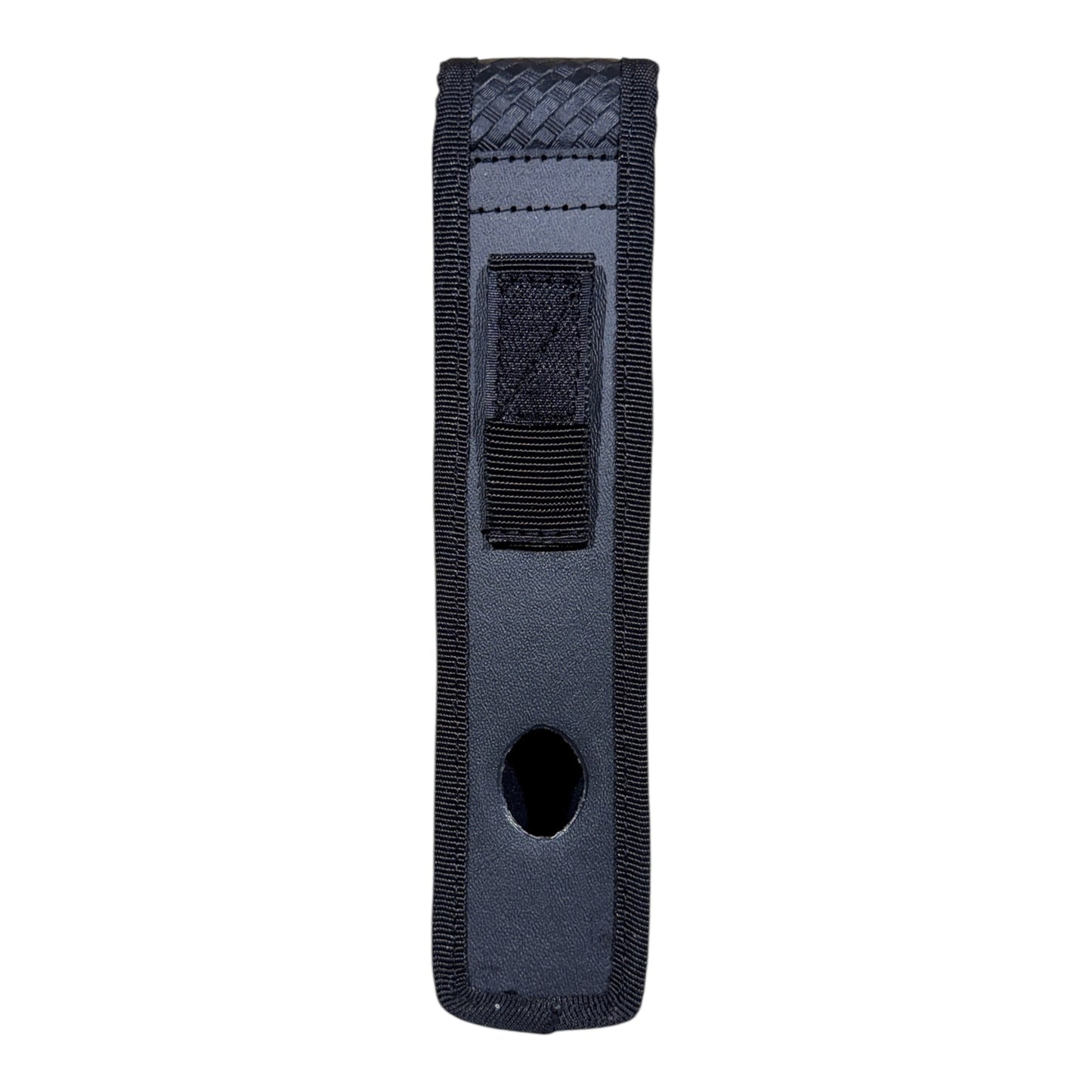 RETRACTABLE BATON POUCH , ASP 9 1/2 (26) WITH FLAP "BASKETWEAVE" Baton Carrier Hi-Tec Intervention