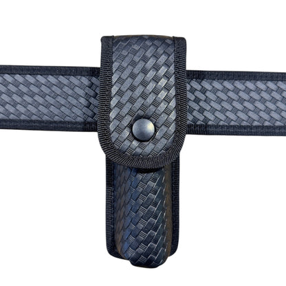6.25" ASP COLLAPSIBLE BATON HOLDER WITH FLAP "BASKETWEAVE" Baton Carrier Hi-Tec Intervention