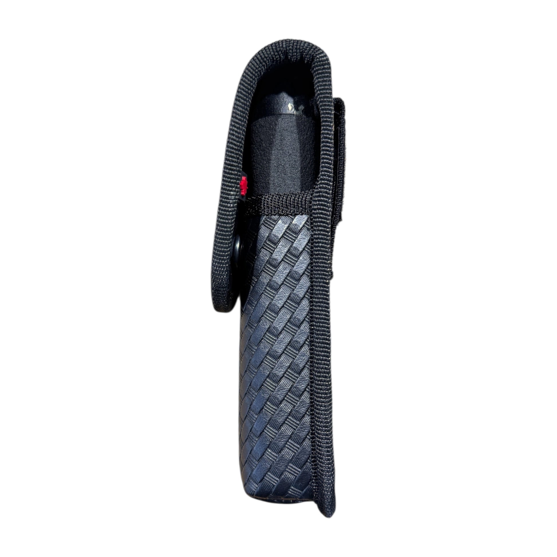 6.25" ASP COLLAPSIBLE BATON HOLDER WITH FLAP "BASKETWEAVE" Baton Carrier Hi-Tec Intervention