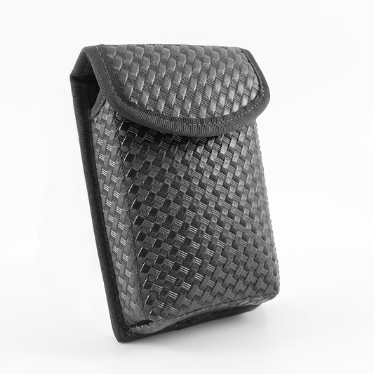 Note pad carrying case 3-1/2" X 5 " with belt loop, Basketweave