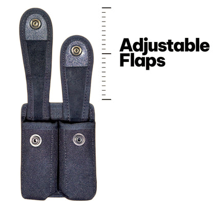 DOUBLE MAGAZINE CASE - ADJUSTABLE FLAPS Magazine Holder Hi-Tec Intervention