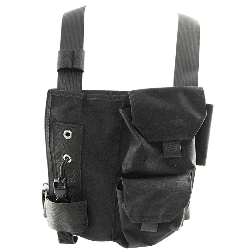 Chest Harness 1 Patrol Radio Holder 2 External Pockets, 1 Large Map Pocket Radio Holder Hi-Tec Intervention