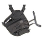 CHEST HARNESS FOR SINGLE RADIO WITH DUEL POCKETS, 1 INNER & 1 OUTER Radio Holder Hi-Tec Intervention