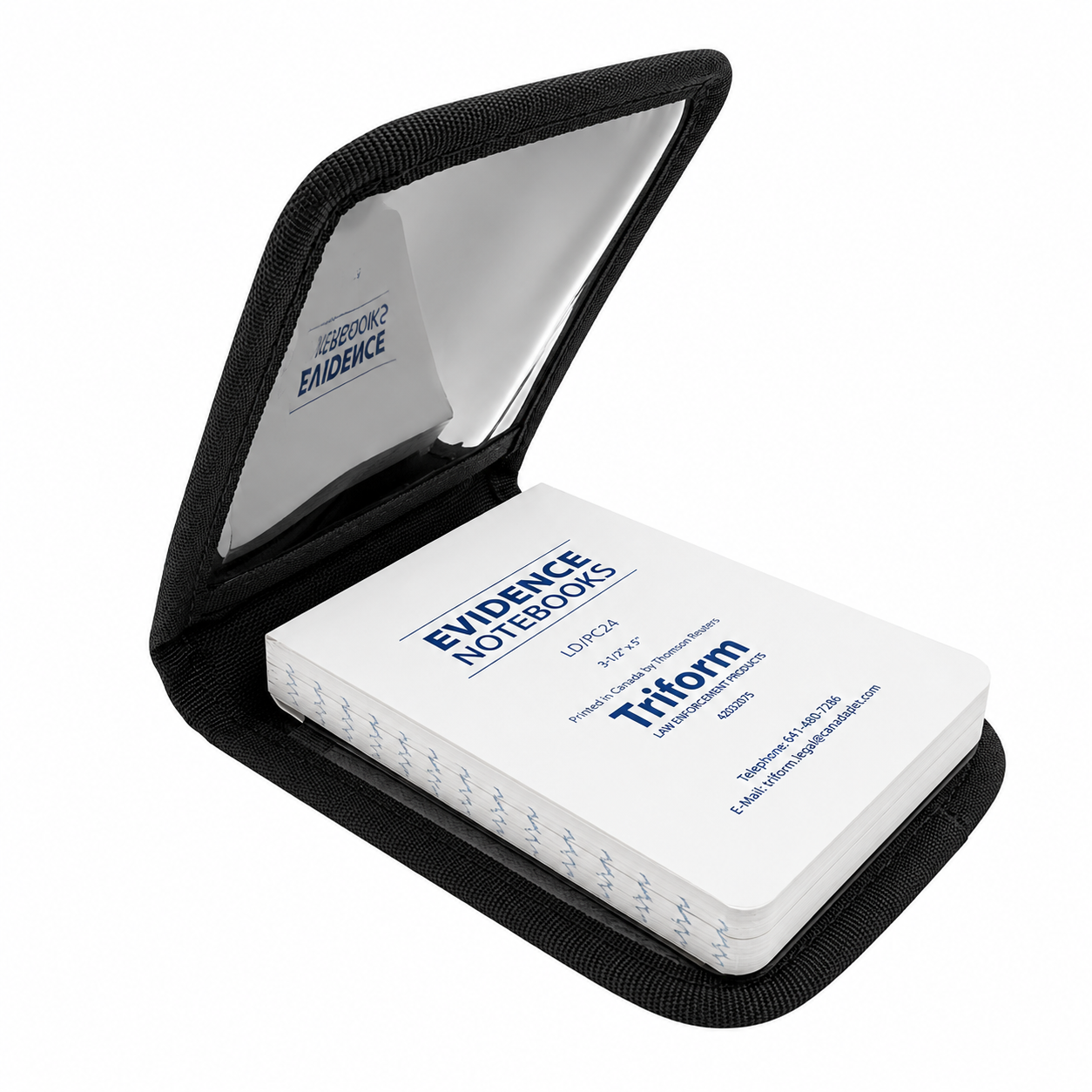 NOTEBOOK COVER WITH 4 CLEAR POCKETS 3.5"X5" Hi-Tec Intervention