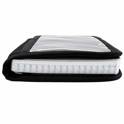 NOTEBOOK COVER WITH 4 CLEAR POCKETS 3.5"X5" Hi-Tec Intervention