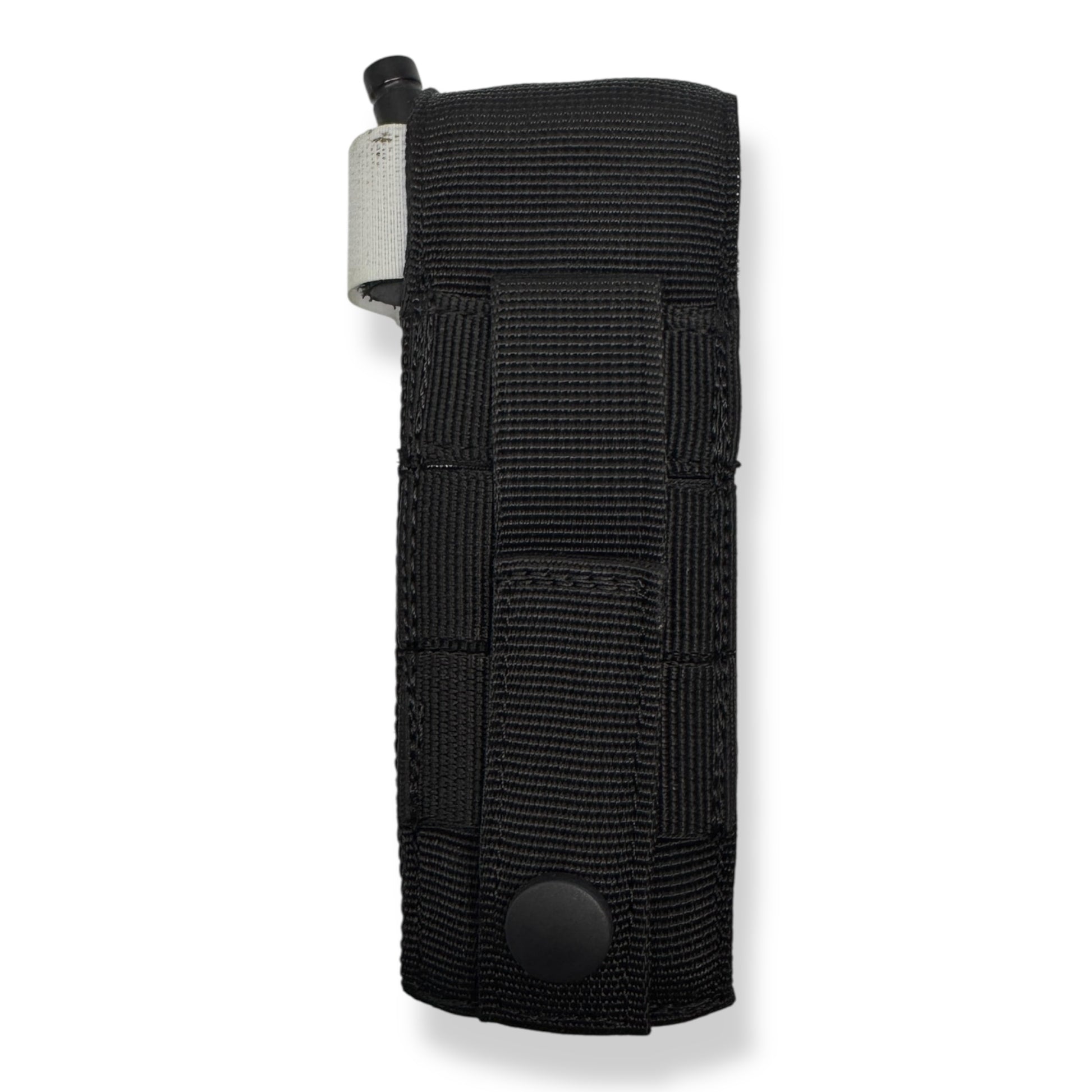 MOLLE LOC-STICK POUCH EMBROIDERED "T" WHITE FOR TOURNIQUET (TQ) BELT OR VEST Tourniquet Pouch Hi-Tec Intervention