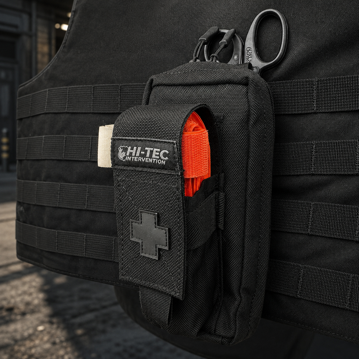 MEDICAL/ IFAK POUCH WITH TQ HOLDER MOLLE LOC-STICK Hi-Tec Intervention