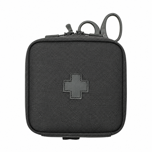 MOLLE LOC-STICK COMPACT IFAK MEDICAL POUCH W/ BLK CROSS 4" X 4" Medical Pouch Hi-Tec Intervention