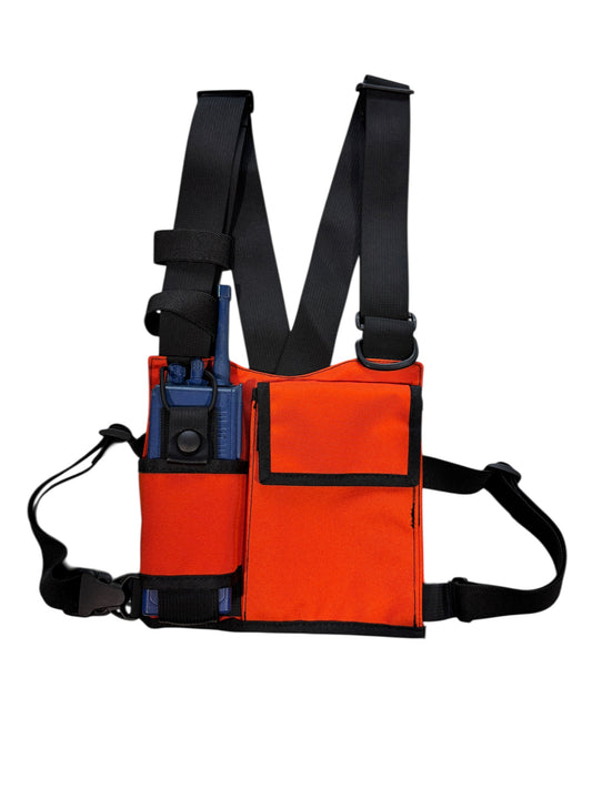 PATROL RADIO HARNESS (ORANGE) - SEARCH AND RESCUE Hi-Tec Intervention