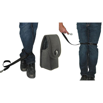 CASE & HOBBLE LEG RESTRAINT CLIP SYSTEM W/CLOSED BELT LOOP RESTRAINT HOLDER Hi-Tec Intervention