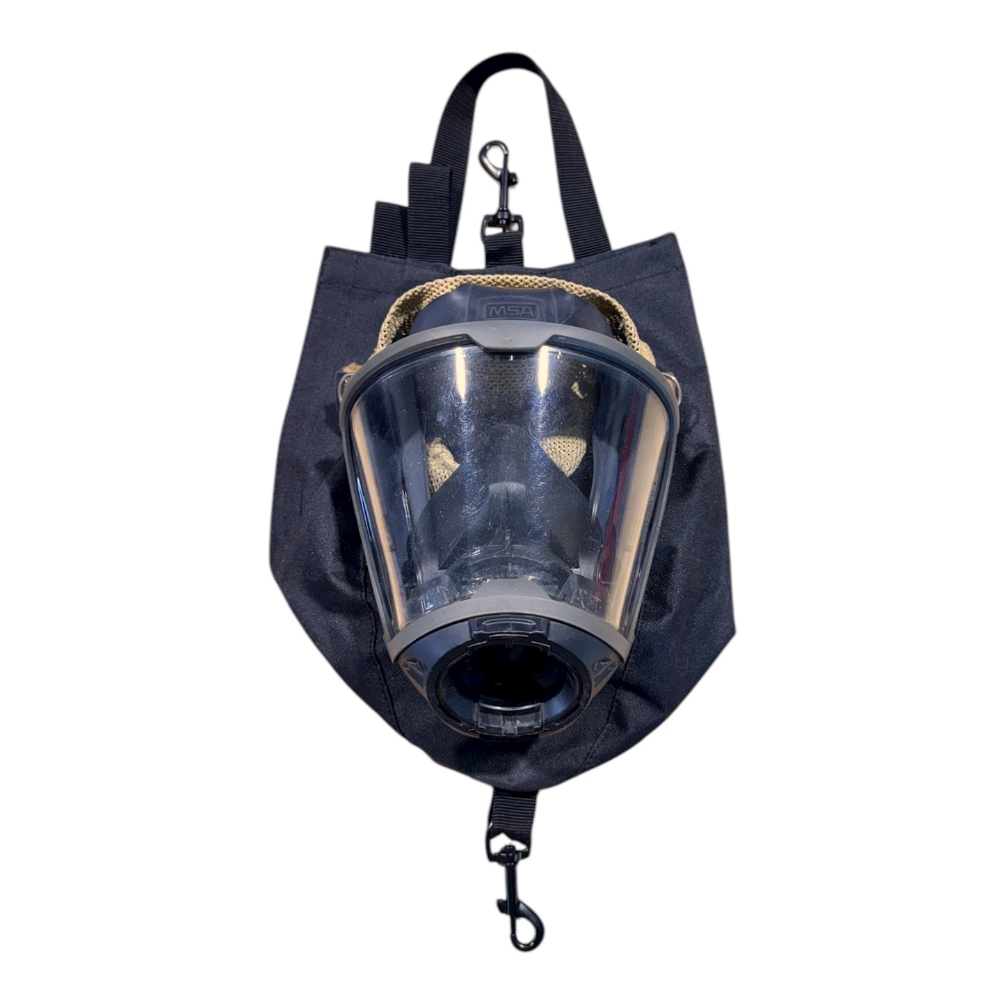 HALF OR FULL FACE MASK POUCH /BAG FOR SCBA OR RESPIRATOR (BLACK) Hi-Tec Intervention