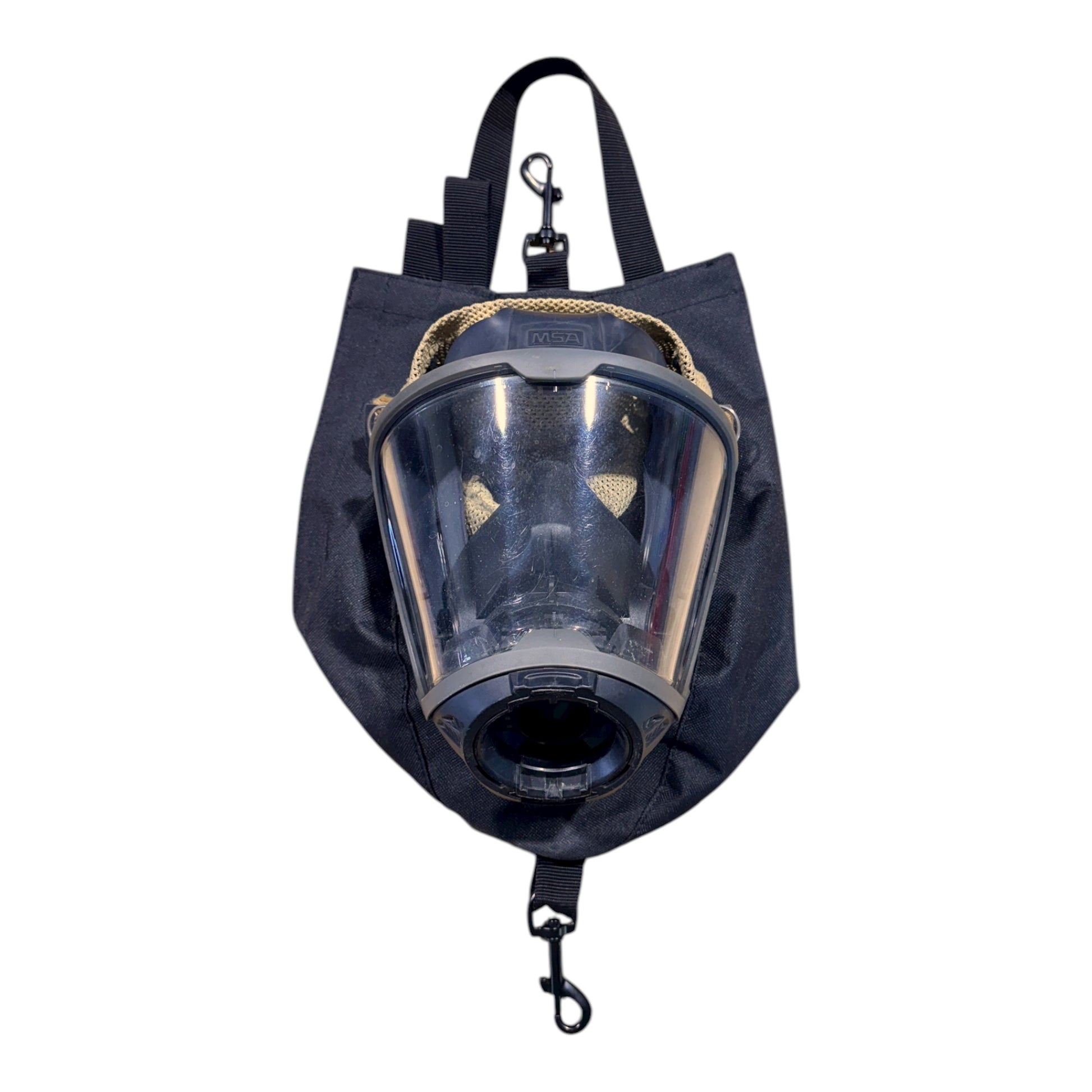 HALF OR FULL FACE MASK POUCH /BAG FOR SCBA OR RESPIRATOR (BLACK) Hi-Tec Intervention