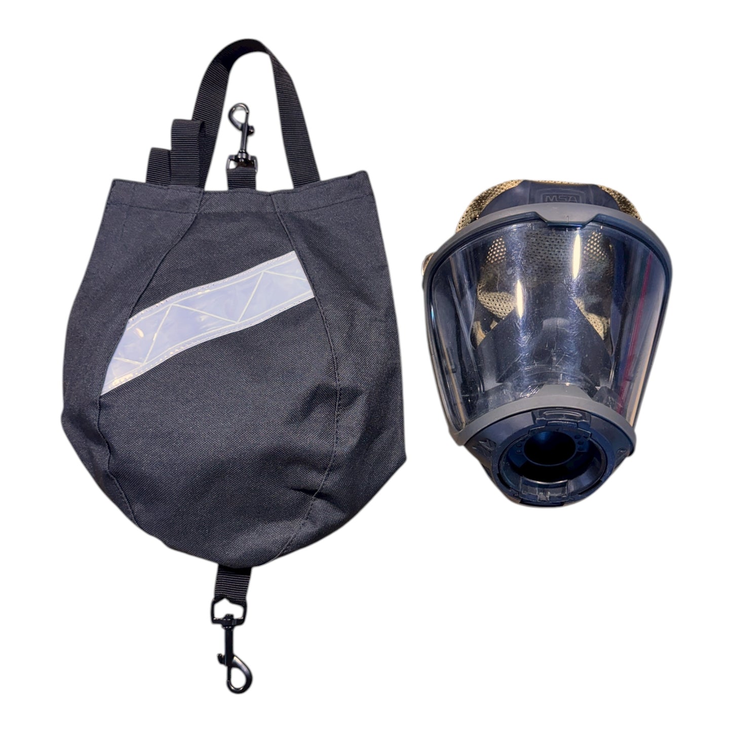 HALF OR FULL FACE MASK POUCH /BAG FOR SCBA OR RESPIRATOR (BLACK) Hi-Tec Intervention
