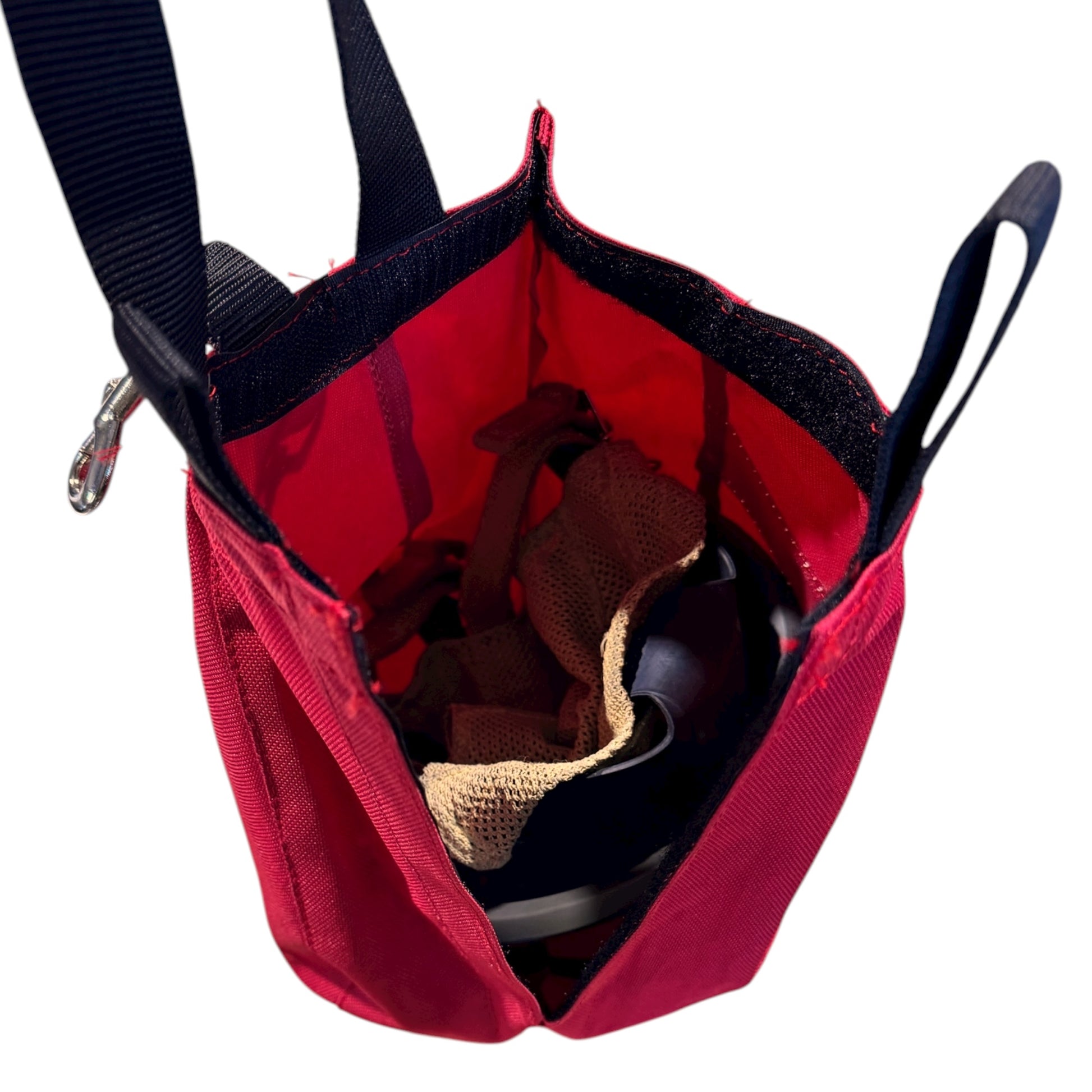 HALF OR FULL FACE MASK POUCH /BAG FOR SCBA OR RESPIRATOR (RED) Oxygen Pouch Hi-Tec Intervention