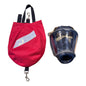 HALF OR FULL FACE MASK POUCH /BAG FOR SCBA OR RESPIRATOR (RED) Oxygen Pouch Hi-Tec Intervention