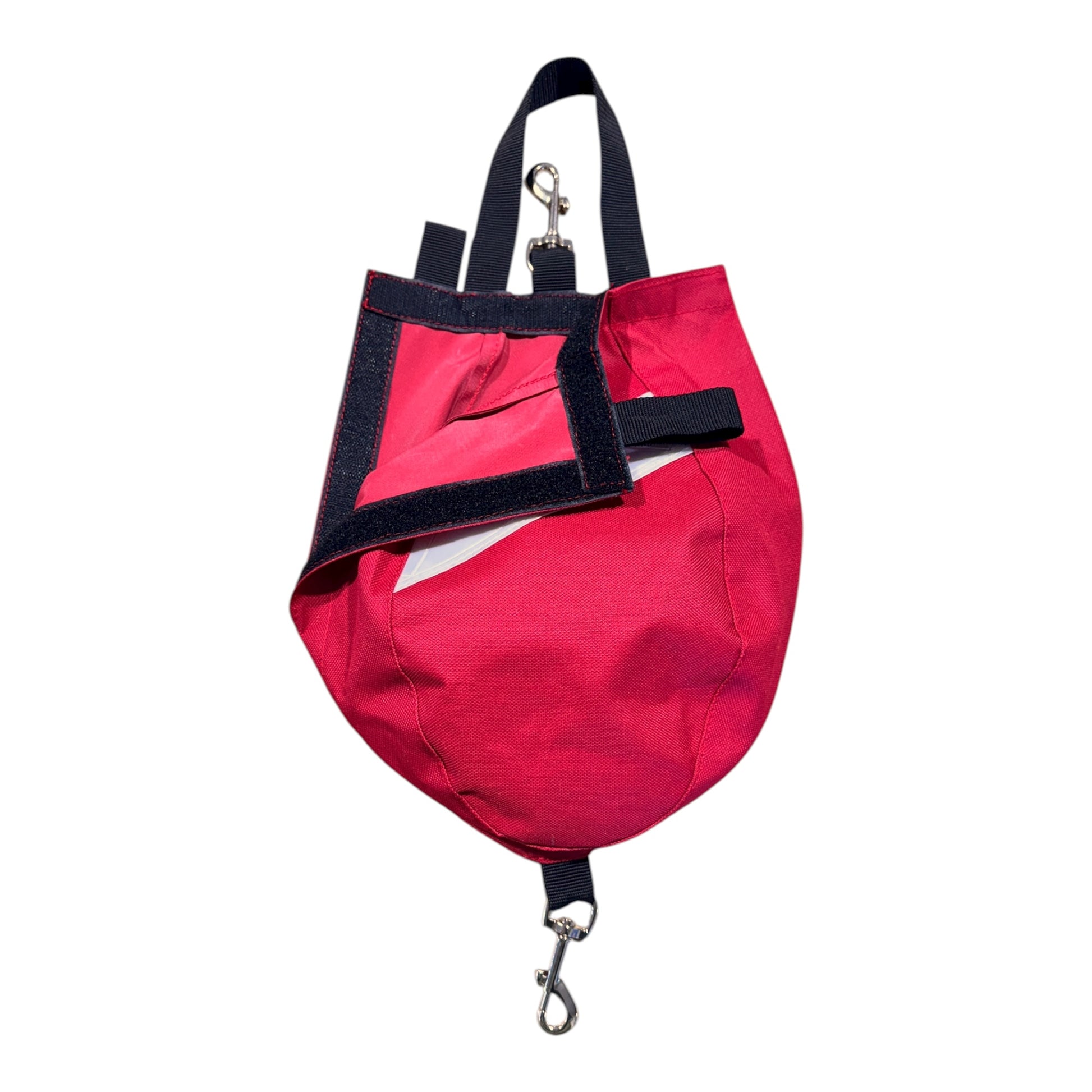 HALF OR FULL FACE MASK POUCH /BAG FOR SCBA OR RESPIRATOR (RED) Oxygen Pouch Hi-Tec Intervention