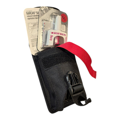 NARCAN/ NALOXONE POUCH WITH CLOSED BELT LOOP - HOLDS x2 4MG BLISTER PACKS Belt Accessories Hi-Tec Intervention