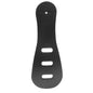 Leather Mic holder with 3 holes and ID clear/ smoke  pocket