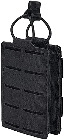 Tactical Single Mag Pouch Open-Top MOLLE Loc-Stick Magazine Pouch for M4 M16 AR-15 C8 5.56MM Rifle Magazines Magazine Holder Hi-Tec Intervention