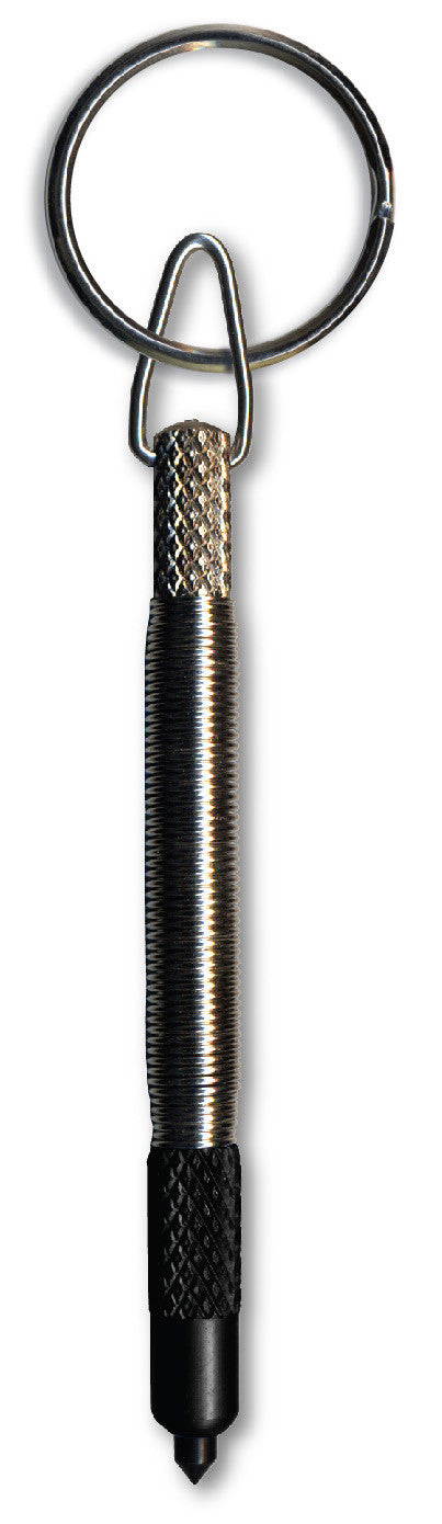 KEY RING WINDOW PUNCH 5.25" AND 1.5" KEY RING -BLACK Zak Tool