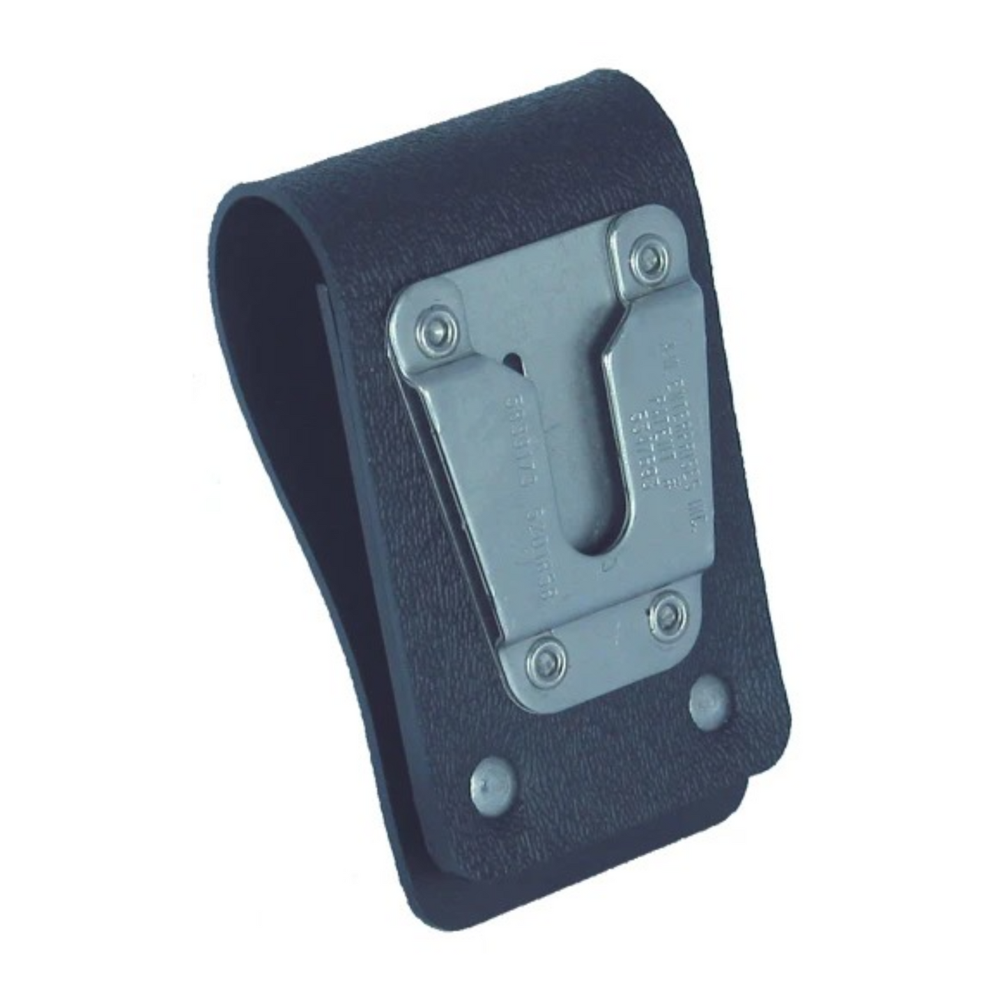 Polymer belt loop for radio case with the female portion of swival and 2 Point Dot snaps