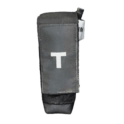 MOLLE LOC-STICK POUCH EMBROIDERED "T" WHITE FOR TOURNIQUET (TQ) BELT OR VEST